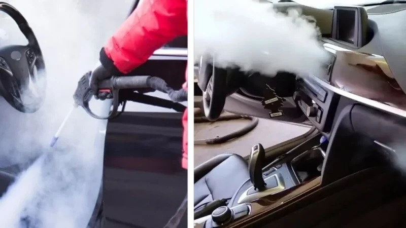 Как чистить пароочистителем салон автомобиля