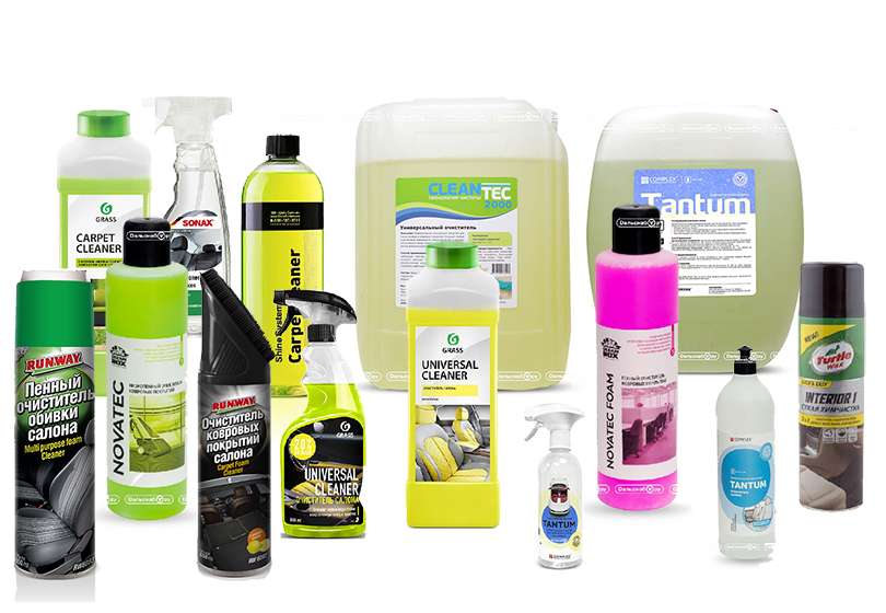 Очиститель тканевого салона автомобиля: как выбрать и использовать