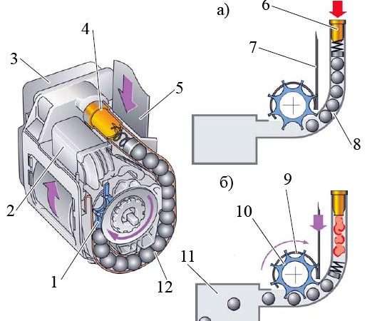 Устройство натяжителя ремня безопасности автомобиля